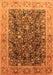 Oriental Orange Traditional Rug, urb532org