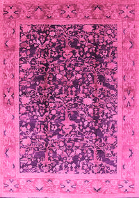 Oriental Pink Traditional Rug, urb532pnk