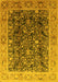 Oriental Yellow Traditional Rug, urb532yw