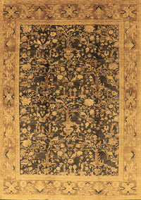 Oriental Brown Traditional Rug, urb532brn