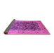 Sideview of Oriental Purple Traditional Rug, urb532pur