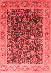 Oriental Red Traditional Rug, urb532red