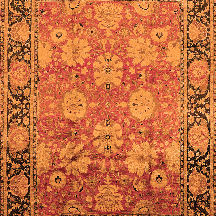 Oriental Orange Traditional Rug, urb533org