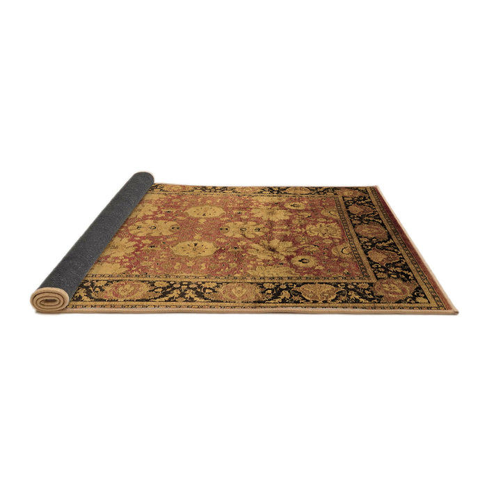 Sideview of Oriental Brown Traditional Rug, urb533brn