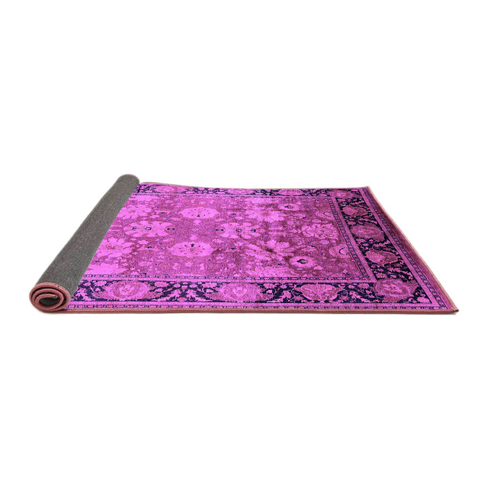 Sideview of Oriental Purple Traditional Rug, urb533pur