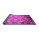 Sideview of Oriental Purple Traditional Rug, urb533pur