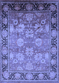 Oriental Blue Traditional Rug, urb533blu