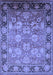 Oriental Blue Traditional Rug, urb533blu