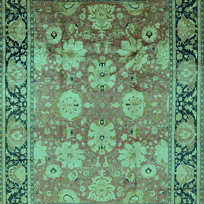 Oriental Turquoise Traditional Rug, urb533turq