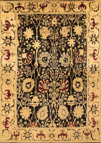 Oriental Brown Traditional Rug, urb534brn