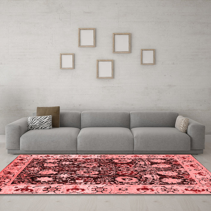 Traditional Red Washable Rugs