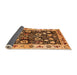 Sideview of Oriental Orange Traditional Rug, urb534org
