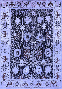 Oriental Blue Traditional Rug, urb534blu