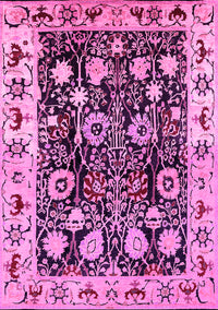 Oriental Pink Traditional Rug, urb534pnk