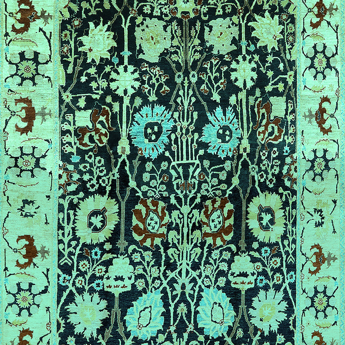 Oriental Turquoise Traditional Rug, urb534turq