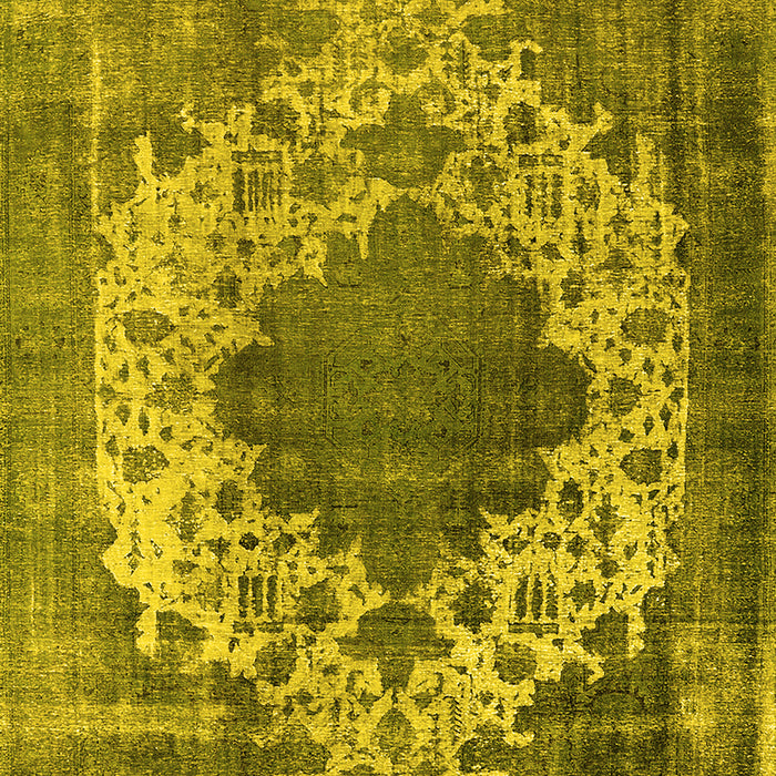 Oriental Yellow Industrial Rug, urb535yw