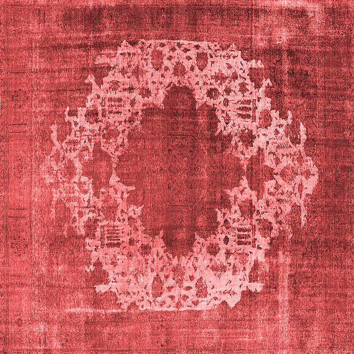 Machine Washable Oriental Red Industrial Rug, wshurb535red