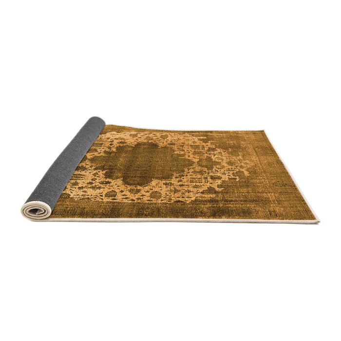 Sideview of Oriental Orange Industrial Rug, urb535org