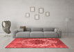 Industrial Red Washable Rugs