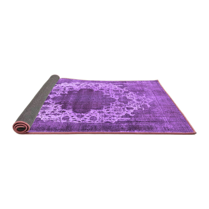 Sideview of Oriental Purple Industrial Rug, urb535pur