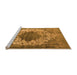 Sideview of Machine Washable Oriental Orange Industrial Area Rugs, wshurb535org