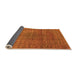 Sideview of Oriental Orange Industrial Rug, urb536org