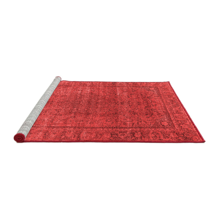 Industrial Red Washable Rugs