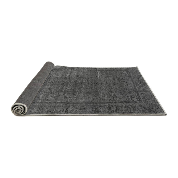 Sideview of Oriental Gray Industrial Rug, urb536gry