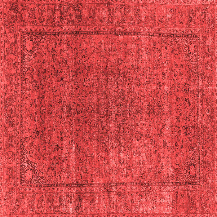 Machine Washable Oriental Red Industrial Rug, wshurb536red