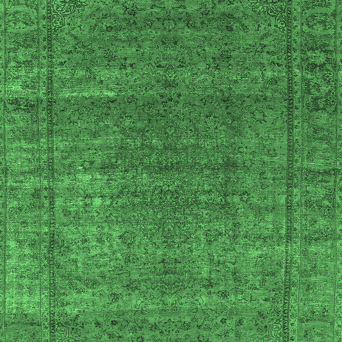 Oriental Emerald Green Industrial Rug, urb536emgrn