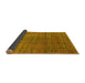 Sideview of Oriental Yellow Industrial Rug, urb536yw