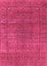 Oriental Pink Industrial Rug, urb536pnk