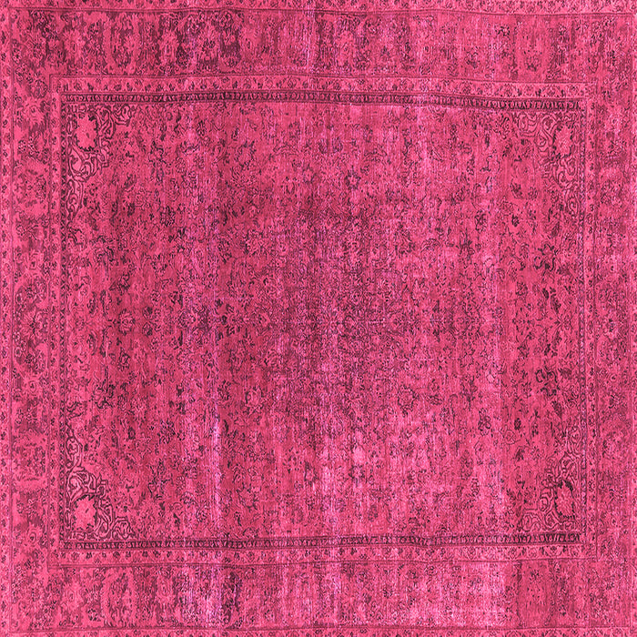 Square Oriental Pink Industrial Rug, urb536pnk