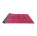 Sideview of Oriental Pink Industrial Rug, urb536pnk