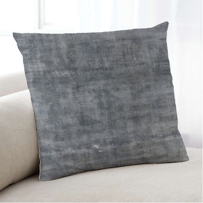 Lifestyle Image of Mid-Century Modern Urban Square Gray Throw Pillow, 18 inch by 18 inch, pwurb537
