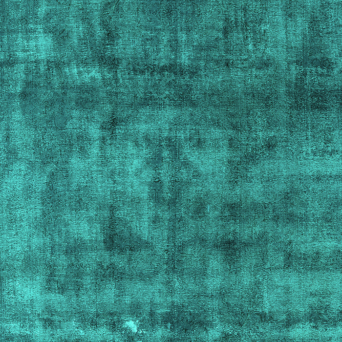 Oriental Turquoise Industrial Rug, urb537turq