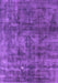 Machine Washable Oriental Purple Industrial Area Rugs, wshurb537pur