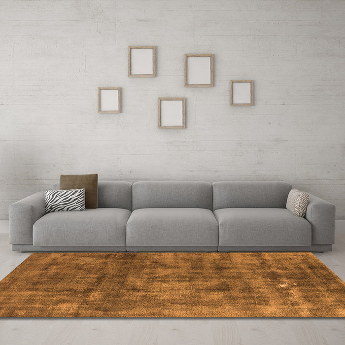 Machine Washable Oriental Orange Industrial Area Rugs in a Living Room, wshurb537org