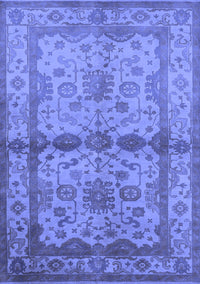 Oriental Blue Traditional Rug, urb538blu