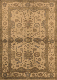 Oriental Brown Traditional Rug, urb538brn