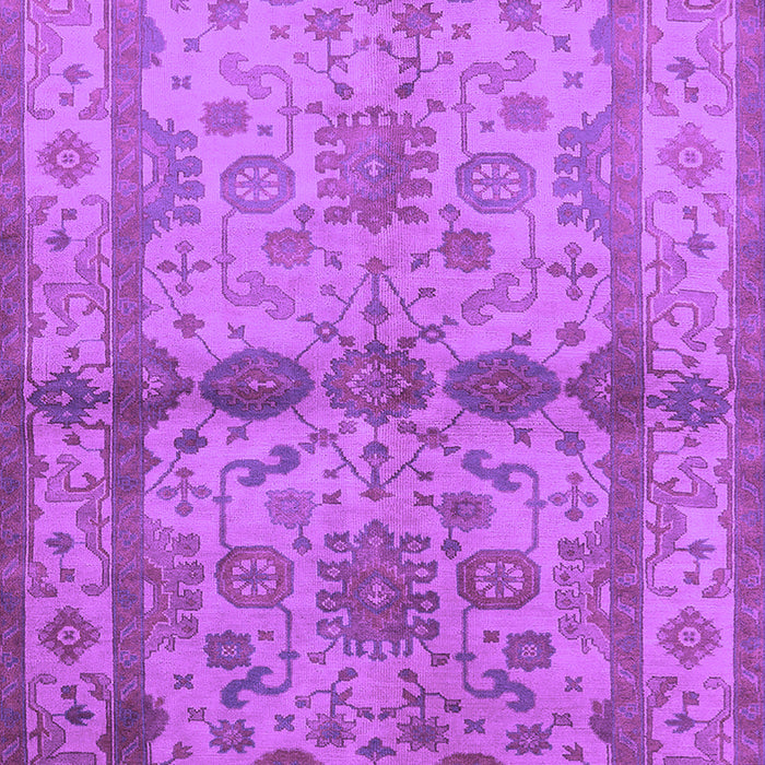 Machine Washable Oriental Purple Traditional Area Rugs, wshurb538pur