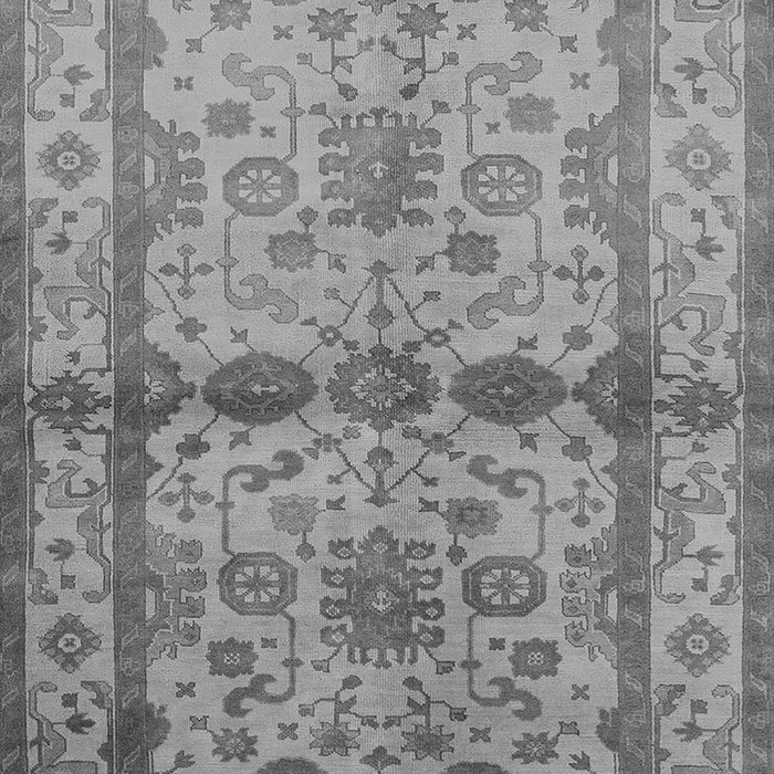 Machine Washable Oriental Gray Traditional Rug, wshurb538gry