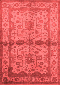 Oriental Red Traditional Rug, urb538red