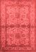 Oriental Red Traditional Area Rugs
