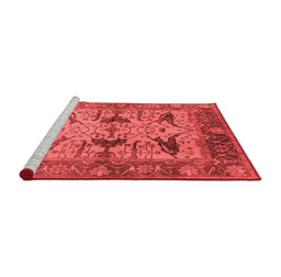 Industrial Red Washable Rugs