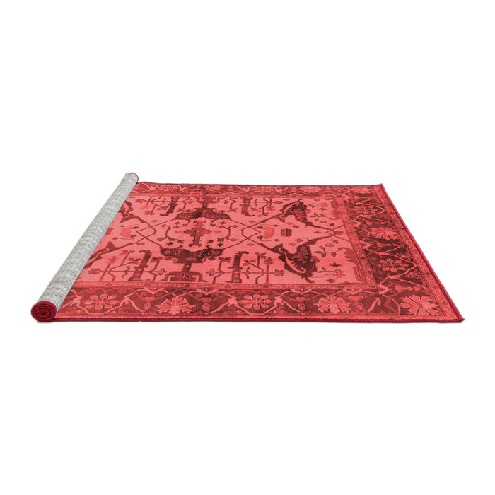 Industrial Red Washable Rugs