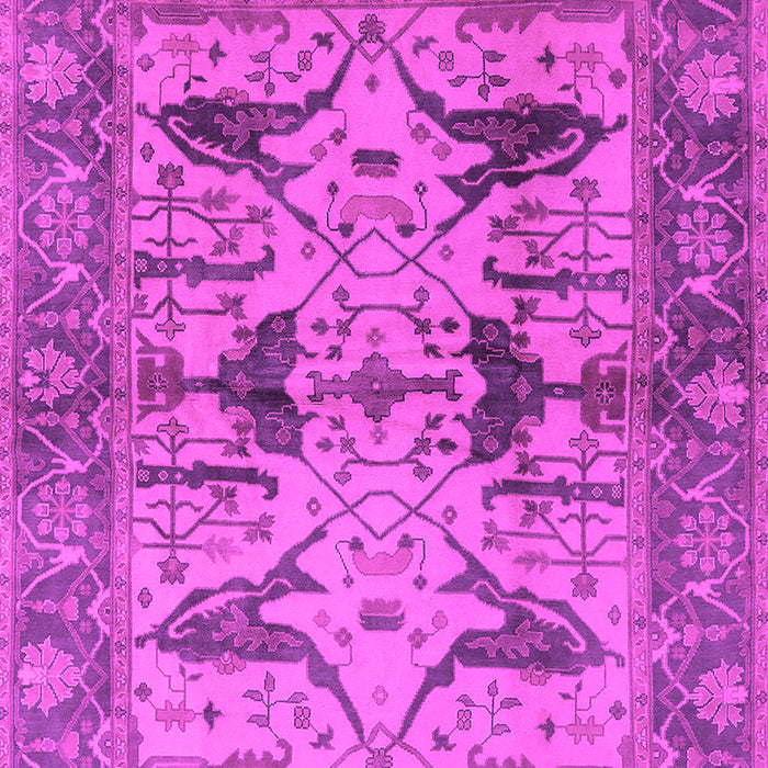 Machine Washable Oriental Pink Industrial Rug, wshurb539pnk