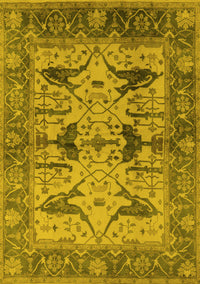 Oriental Yellow Industrial Rug, urb539yw