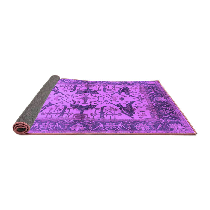 Sideview of Oriental Purple Industrial Rug, urb539pur