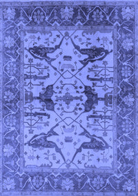 Oriental Blue Industrial Rug, urb539blu